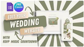 How to Create a Digital Wedding Invitation with RSVP | Canva & Google Forms Tutorial