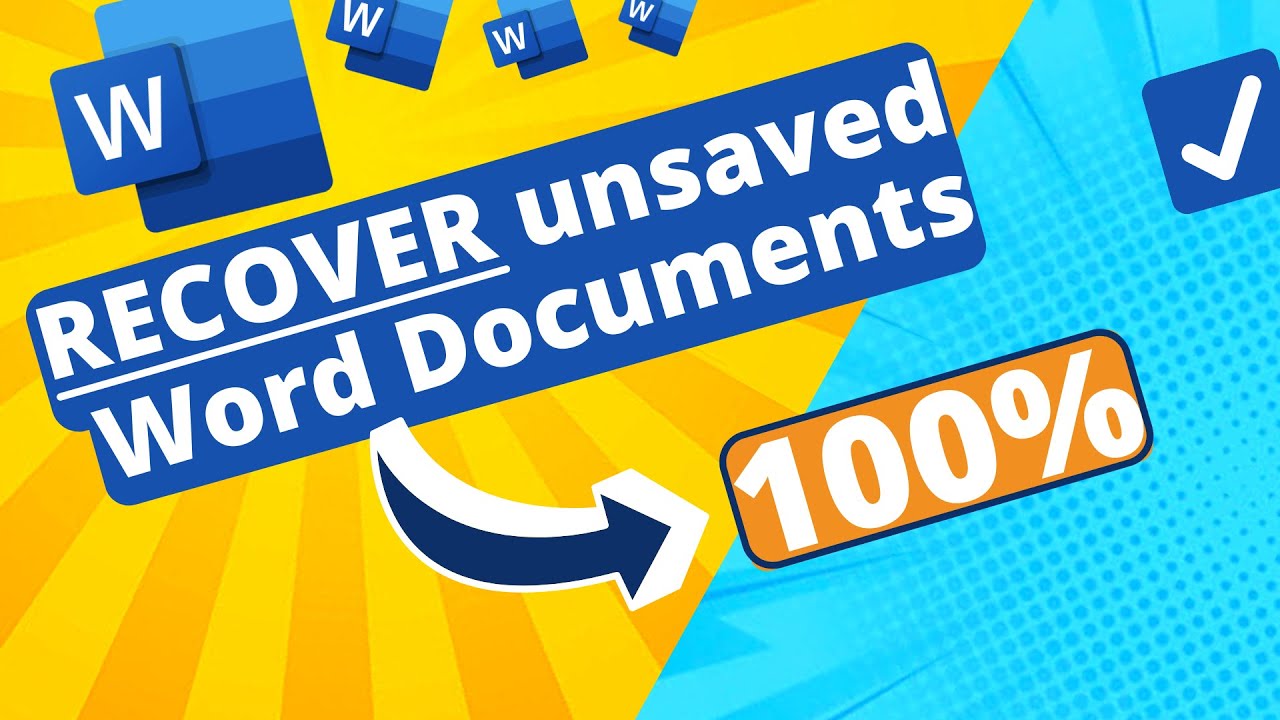 How To RECOVER Unsaved Word Documents In 2024 - YouTube