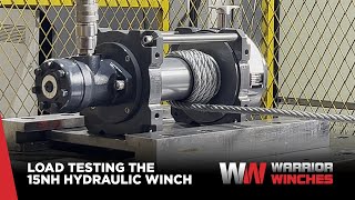 Warrior Winches15NHSHY Load Test