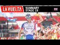 Summary - Stage 19 - La Vuelta 2018