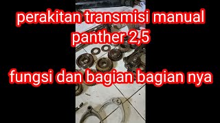 perakitan gigi transmisi manual panther 2,5 Part 1