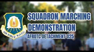Squadron Marching by AFROTC Detachment 025