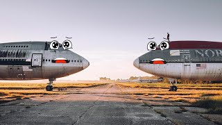 Doodles Airplane - Abandoned Airplane - Doodles are flying and singing