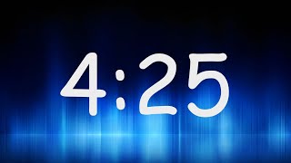 4:25 Minutes Timer / Countdown from 4min 25sec