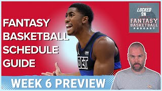 NBA Fantasy Basketball Week 6 Guide: No Sunday Games, Starts & Sits #NBAFantasy #NBA