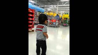 Soham walking in walmart