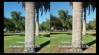 Galaxy J5 1080p -VS- Galaxy S5 4k Video Camera Comparison | Both $230 USD