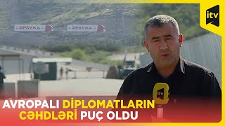 İrəvanda olan avropalı diplomatlar Zəngəzurdan Laçına boylandı və getdi