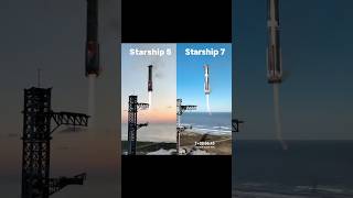 Starship 5 vs Starship 7 #spacex #starship