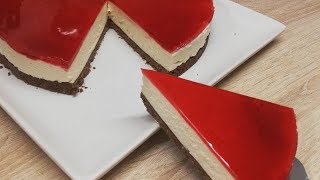 GÂTEAU MIROIR SANS CUISSON ET EN PLUS ... (CUISINE RAPIDE)