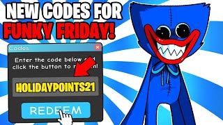 *NEW* ALL WORKING CODES FOR FUNKY FRIDAY IN 2021! ROBLOX FUNKY FRIDAY CODES