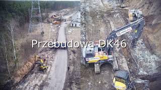 DK 46 Częstochowa, budowa obejścia ul. Św. Barbary    07.03.2023