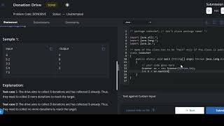 Codechef Solution || Starter 95 || P-1 Donation Drive
