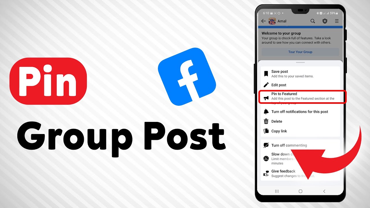 How To Pin A Post On Facebook Group Full Guide Youtube