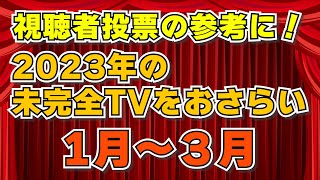 【未完全アワード】2023年1月〜3月の未完全TVのおさらい【SKE48】