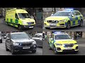 London Ambulance CSV & Police Vehicles responding