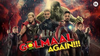 Golmaal Again - Trailer || Avengers Version || Iron Man || Captain America || Thor