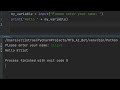 Python Input Demo