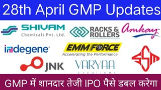JNK India IPO | Amkay Products IPO | Emmforce IPO | Indegene Limited IPO | All IPO GMP Today |