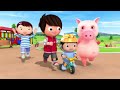 5 Elephants Having A Wash | +30 Minutes of Nursery Rhymes | Learn With LBB | #howto