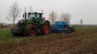 Mokry Siew Pszenicy 2017 Fendt 1046 Vario + Lemken soliteris 9