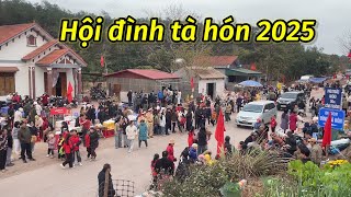 Lễ hội đình tà hón 2025 nhiều du khách trẩy hội và đặc sản lợn quay