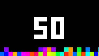 50 Seconds Timer ‐ Flowing Pixels