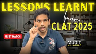 Lessons Learnt from CLAT 2025 | Key Takeaways for CLAT 2026 Aspirants