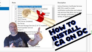 How To Setup Certificate Authority on Windows Domain Controller Tutorial #LDAP #LDAPS