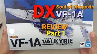 DX CHOGOKIN VF-1A VALKYRIE (MAXIMILIAN JENIUS CUSTOM) 1/48 PART 1 REVIEW (UNBOXING)