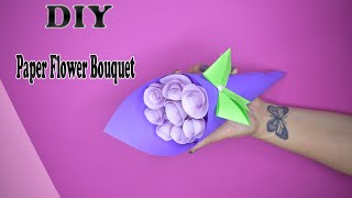 How To Make Paper Rose Flower Bouquet | DIY | Paper Craft
