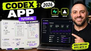 Build and Launch a REAL App with Codex, Supabase and Vercel (Full Tutorial 2026)