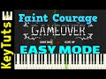 Faint Courage [Deltarune: Chapter 2] by Toby Fox - Easy Mode [Piano Tutorial] (Synthesia)