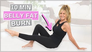 10 Minute AB WORKOUT For Women Over 50 // Beginner No Equipment!