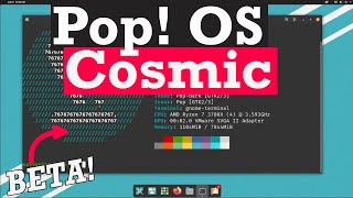 Pop!_OS Cosmic Desktop!! Check out today from System 76!!