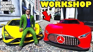 Franklin Upgrade Most Expensive Luxury Vision Supercars In His Workshop GTA 5 | SHINCHAN and CHOP
