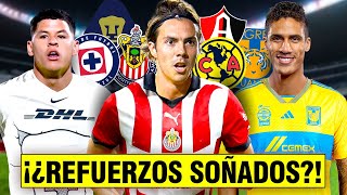 El FICHAJE SOÑADO DE CADA EQUIPO de Liga MX para el próximo torneo ¡Lo del AME Y