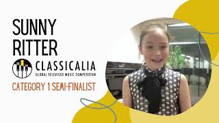 Classicalia Semi-Finalist Sunny Ritter