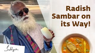 Radish Sambar On It's Way!