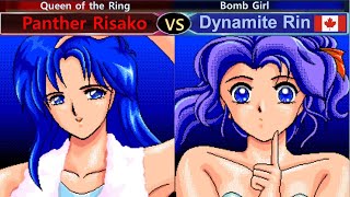 Wrestle Angels 1 パンサー理沙子 vs ダイナマイト・リン 三先勝 Panther Risako vs Dynamite Rin 3 wins out of 5 games