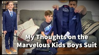 Trying on the Marvelous  Kids Suit! Here are my thoughts.