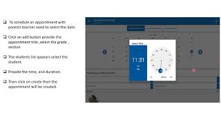 SmartClass - Schedule appointments