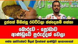 බොරුව - ප්‍රෝඩාව ආණ්ඩුවේ පුරුද්දක් වෙලා