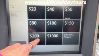 Wie hebt man in den USA Geld an einem Automaten ab? Ein Beispiel von Olidaytours