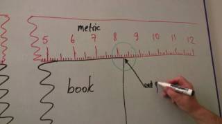 Math Equations, Fractions & Problem Solving : Reading a Ruler Measurement
