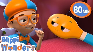 Blippi inspects some dirty teeth  | Blippi Wonders Educational Videos for Kids