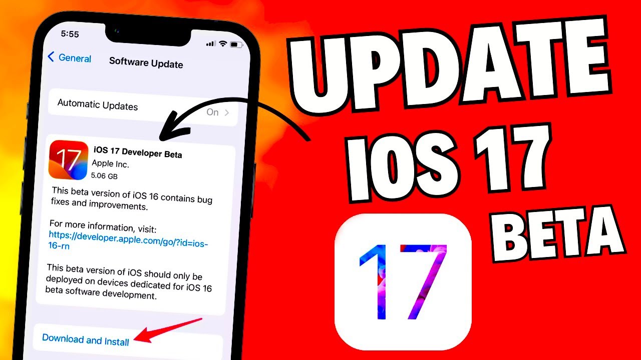 Update IOS 17 Beta | How To Download IOS 17 In IPhone & IPad | Install ...