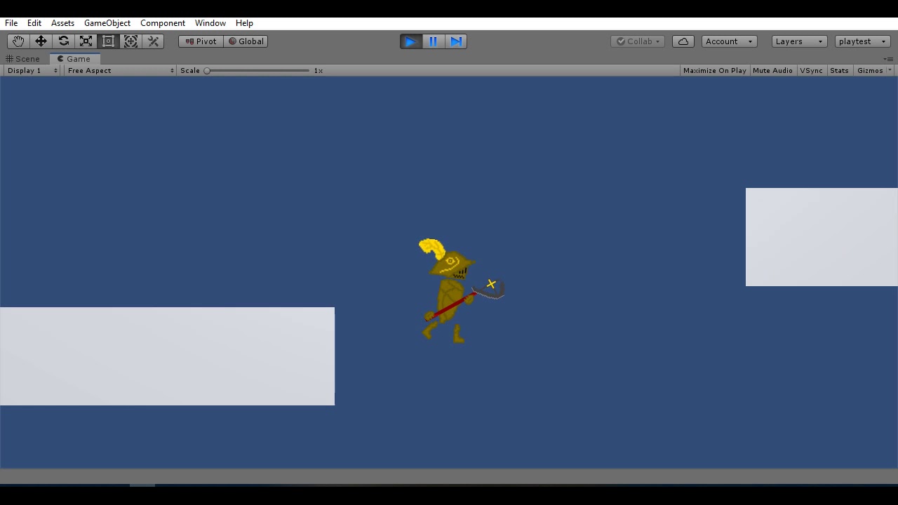 Unity 2d Rigidbody.addforce Movement Test. - YouTube