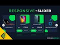 Responsive E-commerce Website Image Slider Similar To Owl Carousel | Card Slider