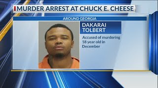 GA murder suspect arrested at Chuck E. Cheese's